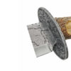Bear Knife with Deer Antler Handle and Display Stand - 15.25" - Image 5