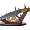 Deer Knife with Deer Antler Handle with Display - 15.25" - Image 4